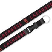 USC Trojans Black SC Interlock Lacrosse Lanyard
